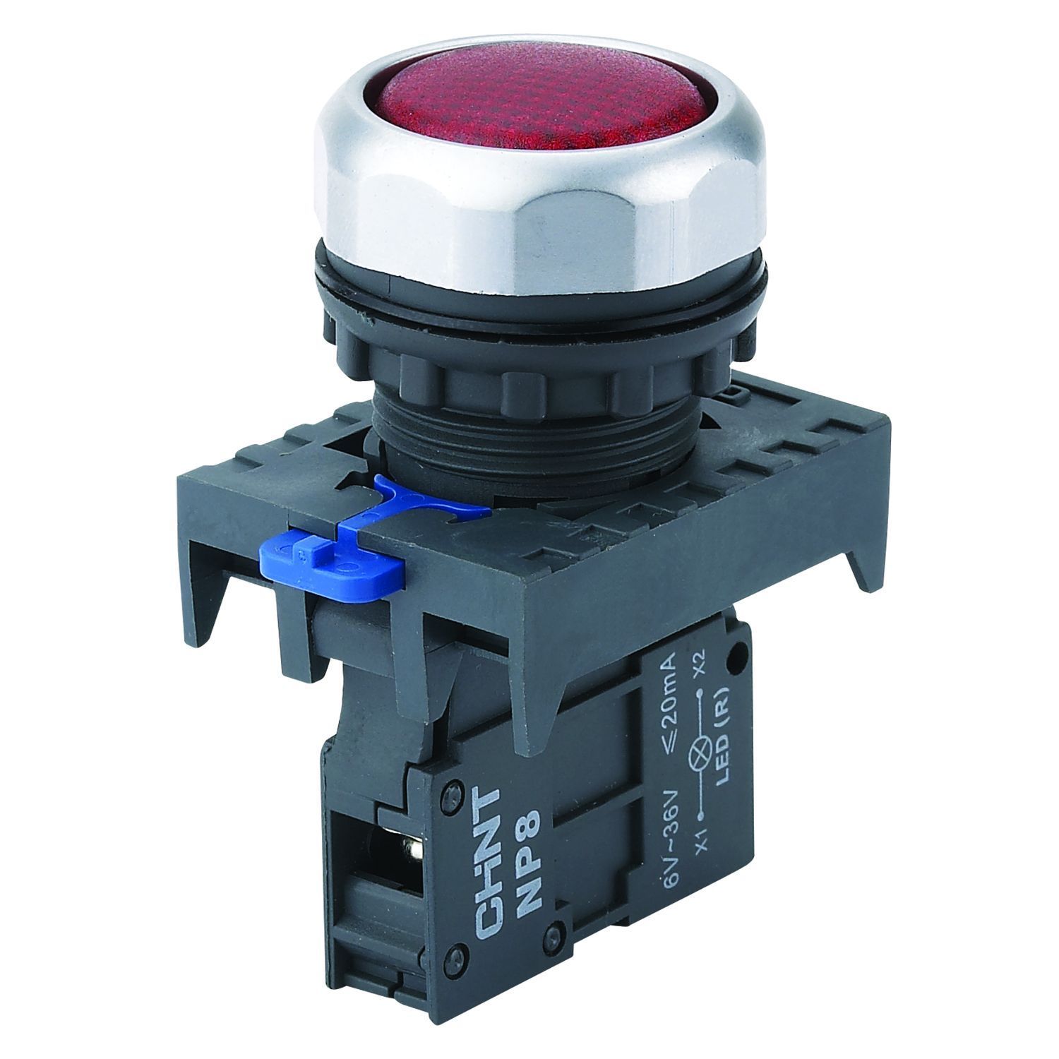 Индикатор NP8-D/1 белый AC110-230В (R)