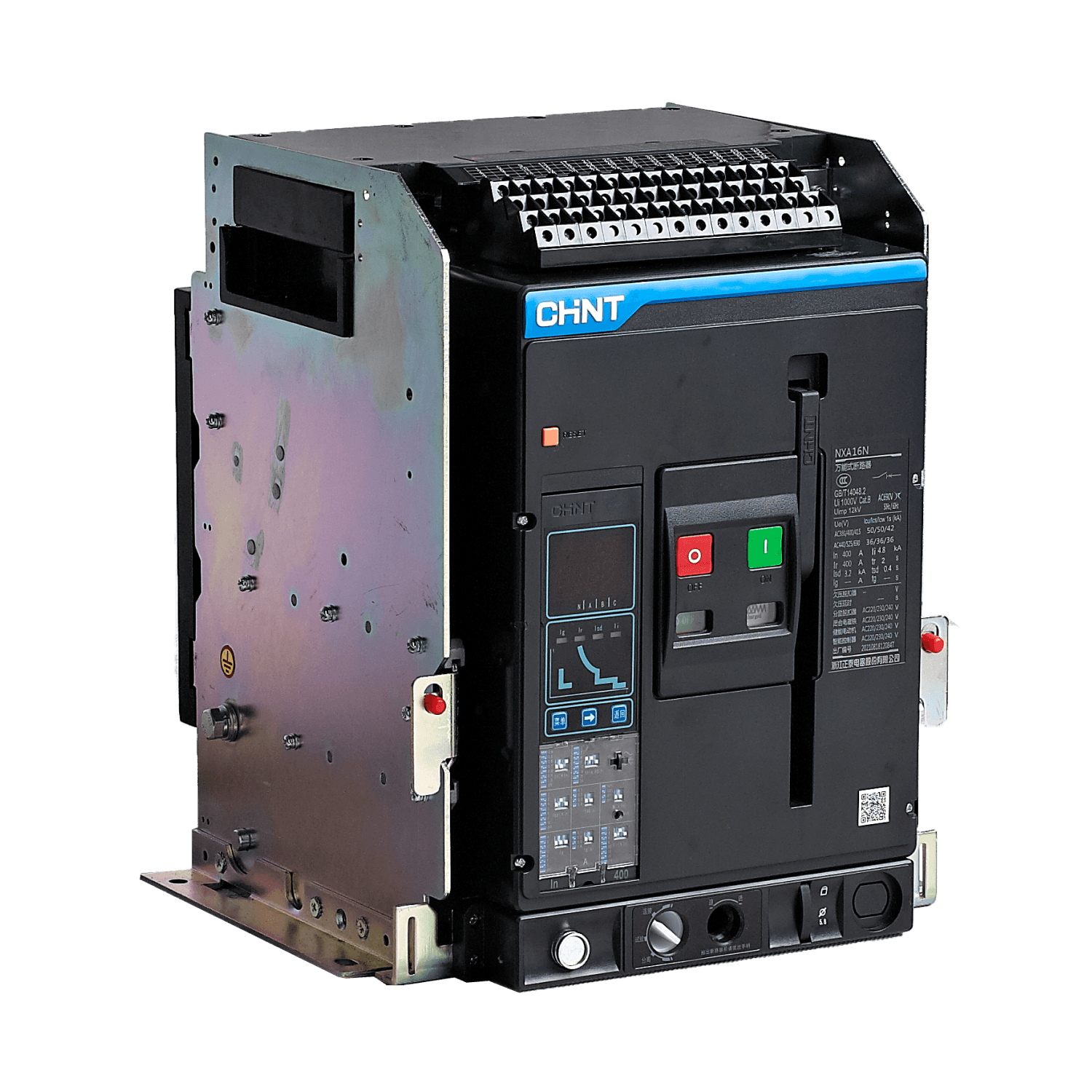 Воздушный авт. выкл. NXA16N04-MD3-AC230 3P выкат., 400A, 50kA, тип M, AC230В