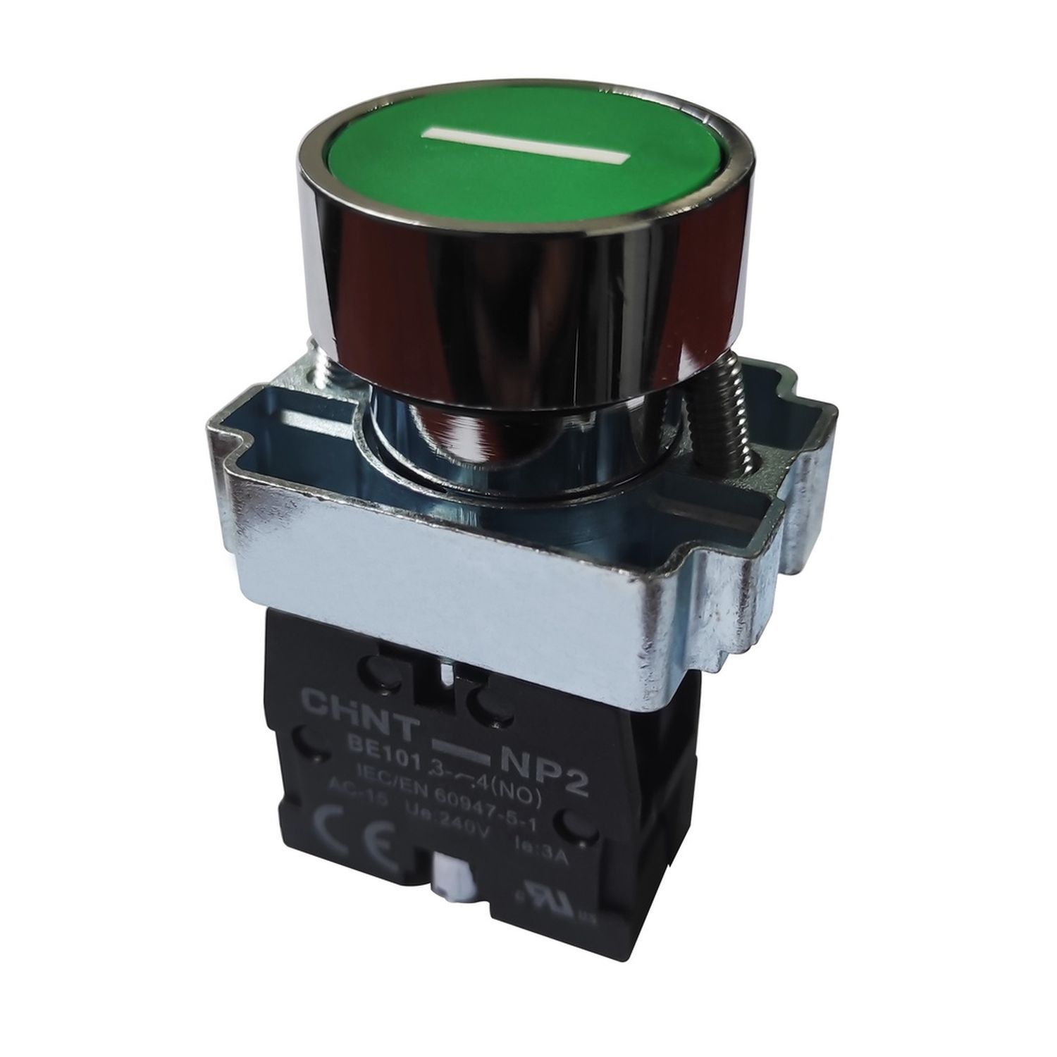 Кнопка управления NP2-BA3311 с маркировкой, 1НО IP40